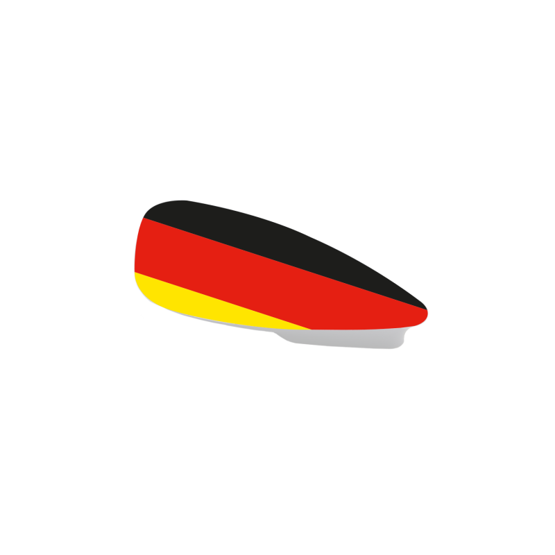 Compositi - Capot aimanté drapeau allemand