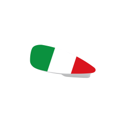 Compositi - Capot aimanté drapeau italien