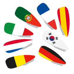 Magnetic covers with flag...