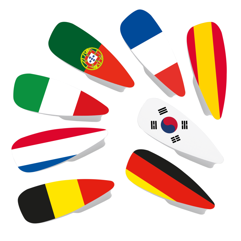 Magnetic covers with flag...