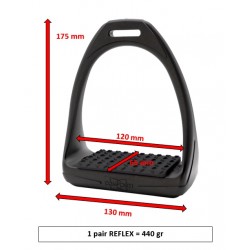 Etrier Reflex SOFT - Étrier large avec amortisseur - Confort - Compositi