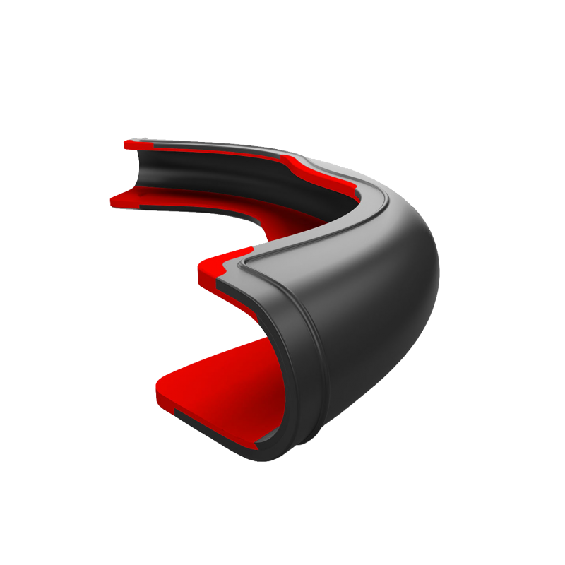 Compositi protection de selle - noir et rouge